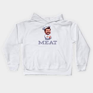 Ron Swanson Cooking Kids Hoodie